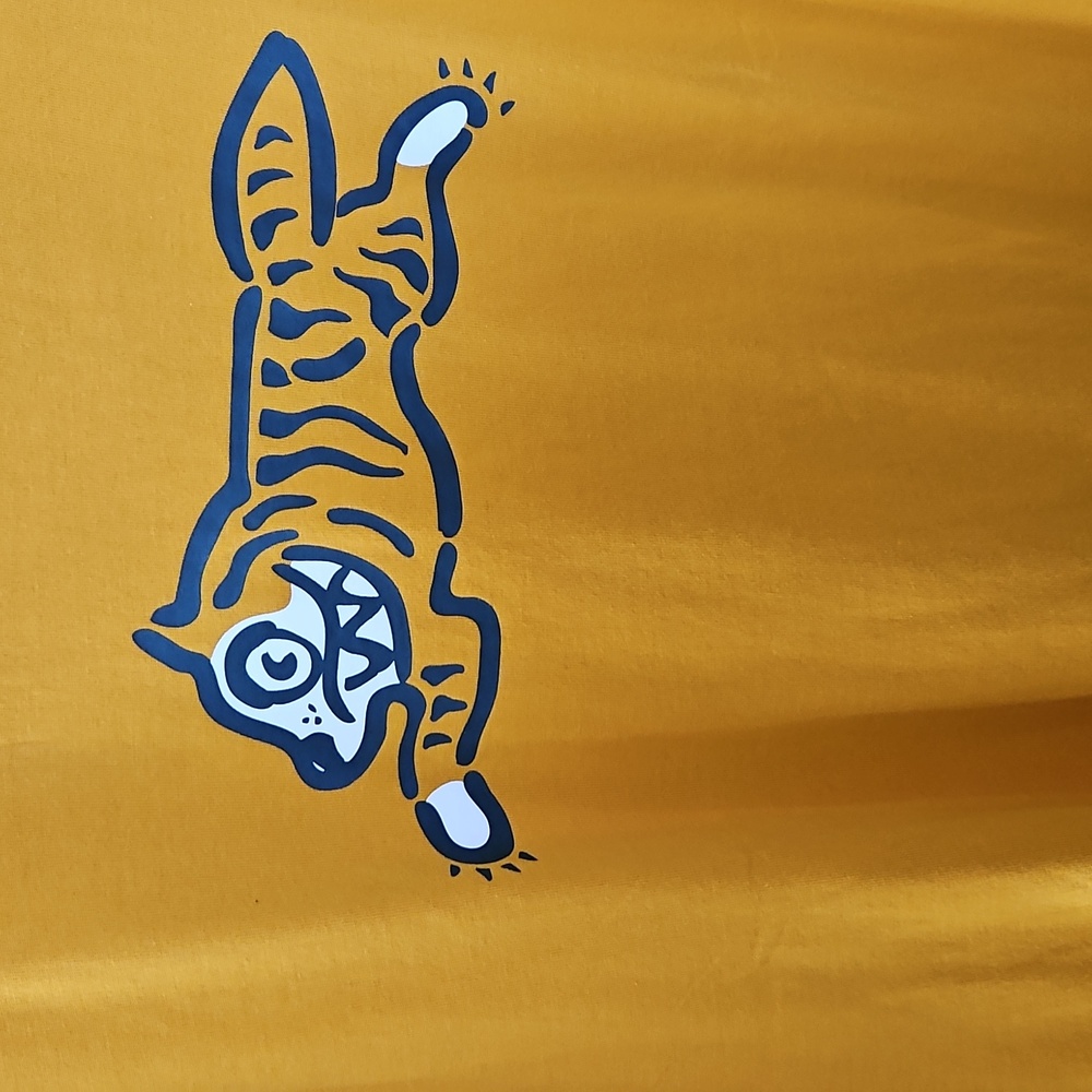 Mens gold Icecream tshirt new without tags